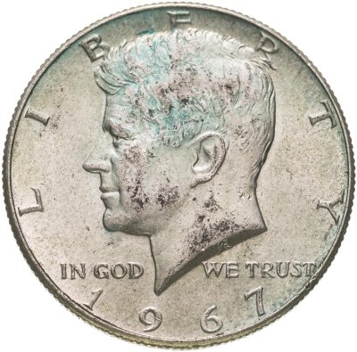 купить США 50 центов (1/2 доллара, half dollar) 1967 "Kennedy Half Dollar (Кеннеди)"