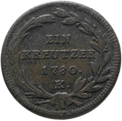 купить Австрия 1 крейцер 1780