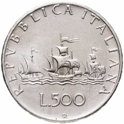 купить Италия 500 лир (lire) 1961