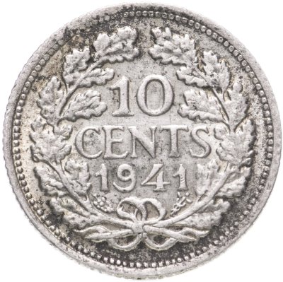 купить Нидерланды 10 центов (cents) 1941