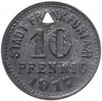 купить Германия (Франкфурт-на-Майне) нотгельд 10 пфеннигов 1917