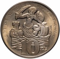 купить Польша 10 злотых 1965 "700-летие Варшавы" (ПРОБА)