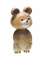 Купить Игрушка "Олимпийский мишка", пластик, СССР, 1977-1990 гг.