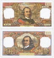 купить Франция 100 франков 1968 Corneille (Пьер Корнель) Type (Pick 149)