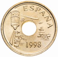 купить Испания 25 песет (Пта) 1998 Ceuta (VF-XF)