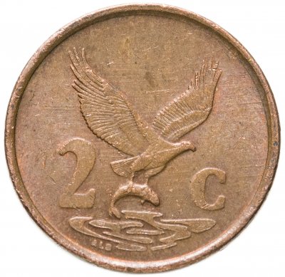 купить ЮАР 2 цента (cents) 2001