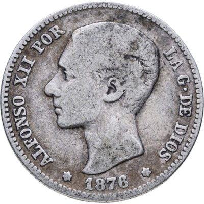 купить Испания 1 песета (peseta) 1876