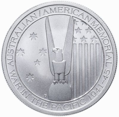 купить Австралия 50 центов 2013 Австралийско-американский мемориал Второй мировой войны
