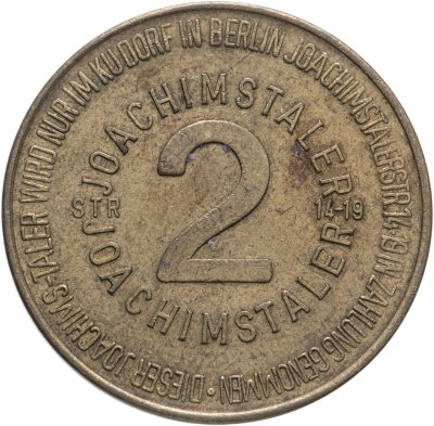 купить Германия (ФРГ), токен 2 талера 1975 "Ku'Dorf"