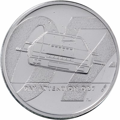 купить Великобритания 5 фунтов 2020 "007 Джеймс Бонд Pay attention" в буклете