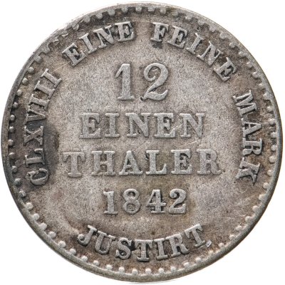 купить Германия, Ганновер 1/12 талера (thaler) 1842