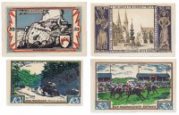 купить Германия (Брауншвейг: Бланкенбург) набор из 4-х нотгельдов 1923