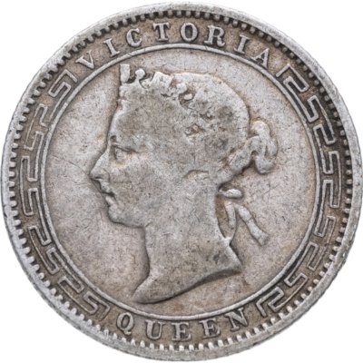 купить Цейлон 25 центов (cents) 1893