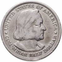 Купить США 50 центов (1/2 доллара, half dollar) 1893 Колумбийская выставка