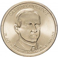 Купить США 1 доллар 2014 D "30-й президент США - Калвин Кулидж"