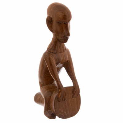купить Статуэтка "Барабанщик", дерево, резьба, Африка, 1990-2010 гг.