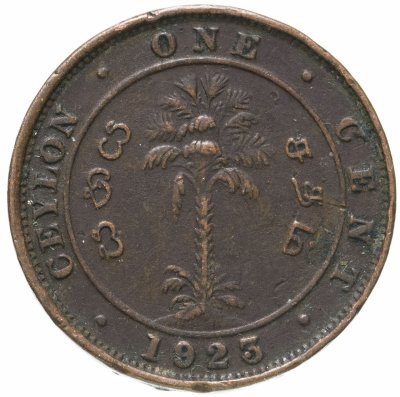 купить Цейлон 1 цент 1923