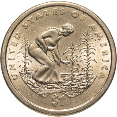 купить США 1 доллар (dollar) 2009 "Коренные Американцы - Посадка культур"