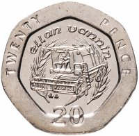 купить Остров Мэн 20 пенсов (pence) 1993