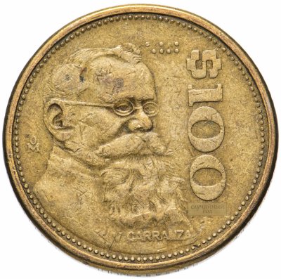 купить Мексика 100 песо (pesos) 1984-1992, случайная дата