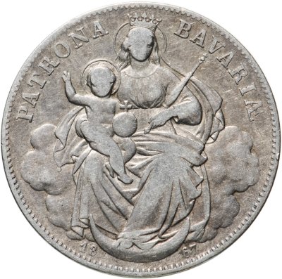 купить Бавария 1 талер 1867