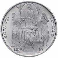 купить Ватикан 10 лир (lire) 1968