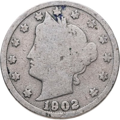 купить США 5 центов (cents) 1902 Liberty Nickel
