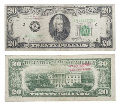 купить США 20 долларов 1969 B-Нью Йорк