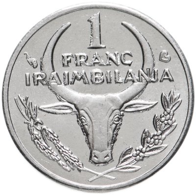 купить Мадагаскар 1 франк (franc) 2002