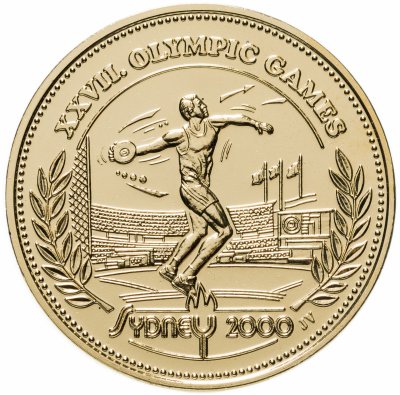купить Австралия, медаль 2000 "XXVII Олимпийские игры в Сиднее - Игры тысячелетия"