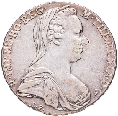 купить 1 талер (thaler) 1780 талер Марии Терезии рестрайк (новодел)