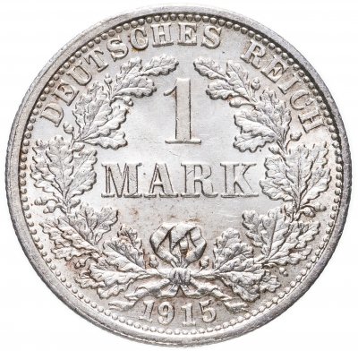 купить Германия 1 марка 1915 F знак монетного двора: "F" - Штутгарт