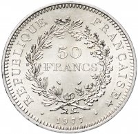 купить Франция 50 франков (francs) 1977