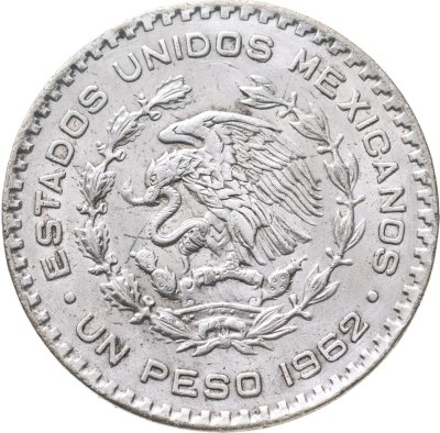 купить Мексика 1 песо (peso) 1962