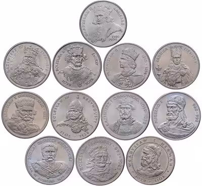 купить Польша. Набор №3 (12 монет) 1979-1989. Польские короли