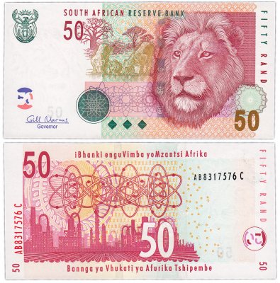 купить ЮАР 50 ранд 2010 (Pick 130b)