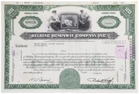 купить Акция США BELDING HEMINWAY COMPANY, INC. 1978 г.