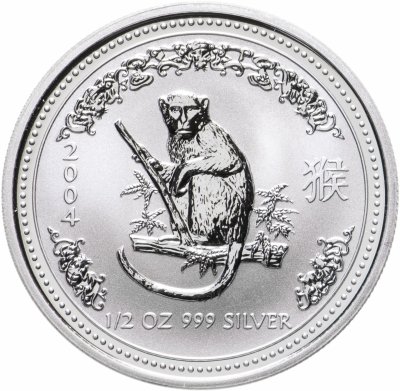 купить Австралия 50 центов 2004 "Восточный календарь - год обезьяны"