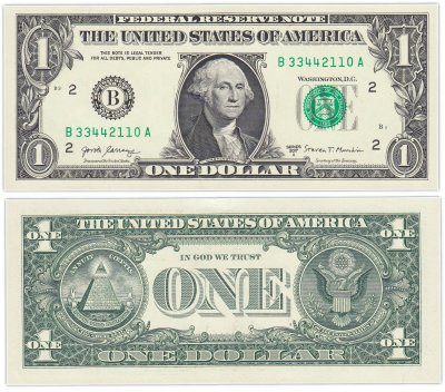 купить США 1 доллар 2017А (Pick 544) B-Нью Йорк