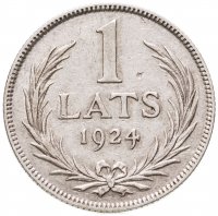 купить Латвия 1 лат (lats) 1924