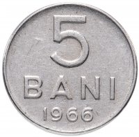 Купить Румыния 5 бани 1966