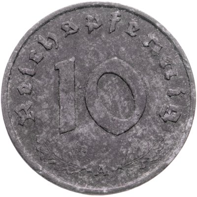 купить Германия - Третий рейх 10 рейхспфеннигов 1942 "A"