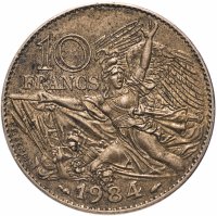 Купить Франция 10 франков 1984 "200 лет со дня рождения Франсуа Рюда"