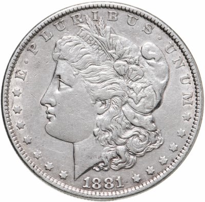 купить США 1 доллар (dollar) 1881 Доллар Моргана Без отметки монетного двора