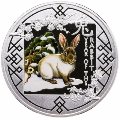 купить Руанда 500 франков 2011 Proof "Год кролика"