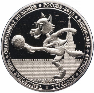 купить Буркина-Фасо 100 франков (francs) 2017 "Чемпионат мира (ЧМ) по футболу 2018, Россия", в буклете