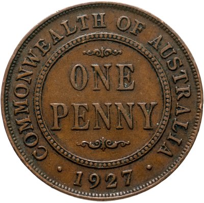 купить Австралия 1 пенни (penny) 1927