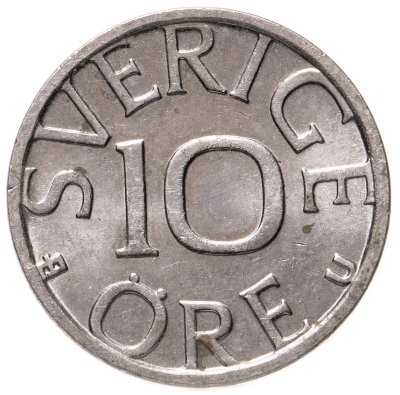 купить Швеция 10 эре (ore) 1983