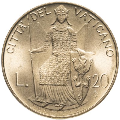 купить Ватикан 20 лир (lire) 1979
