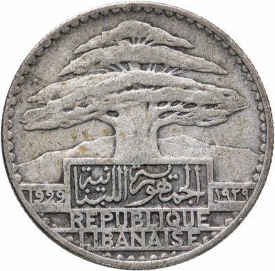 купить Ливан 50 пиастров (piastres) 1929